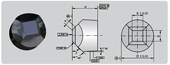 Grades,properties and recommended applications of cemented carbide anvils and pressure cylinders